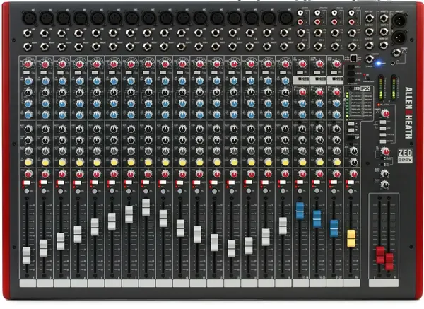 Аналоговый микшер Allen & Heath ZED-22FX 22-channel Mixer with USB Audio Interface and Effects