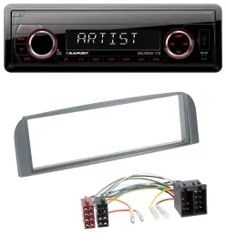 Blaupunkt SD USB 1DIN MP3 AUX Autoradio für Alfa Romeo 147, GT - anthrazit