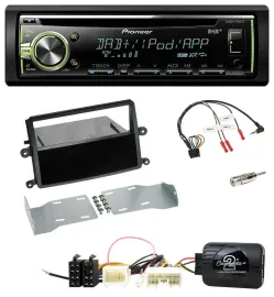 Автомагнитола для Mitsubishi L200 (2006–2015) Pioneer DAB, CD, USB, поддержка кнопок на руле