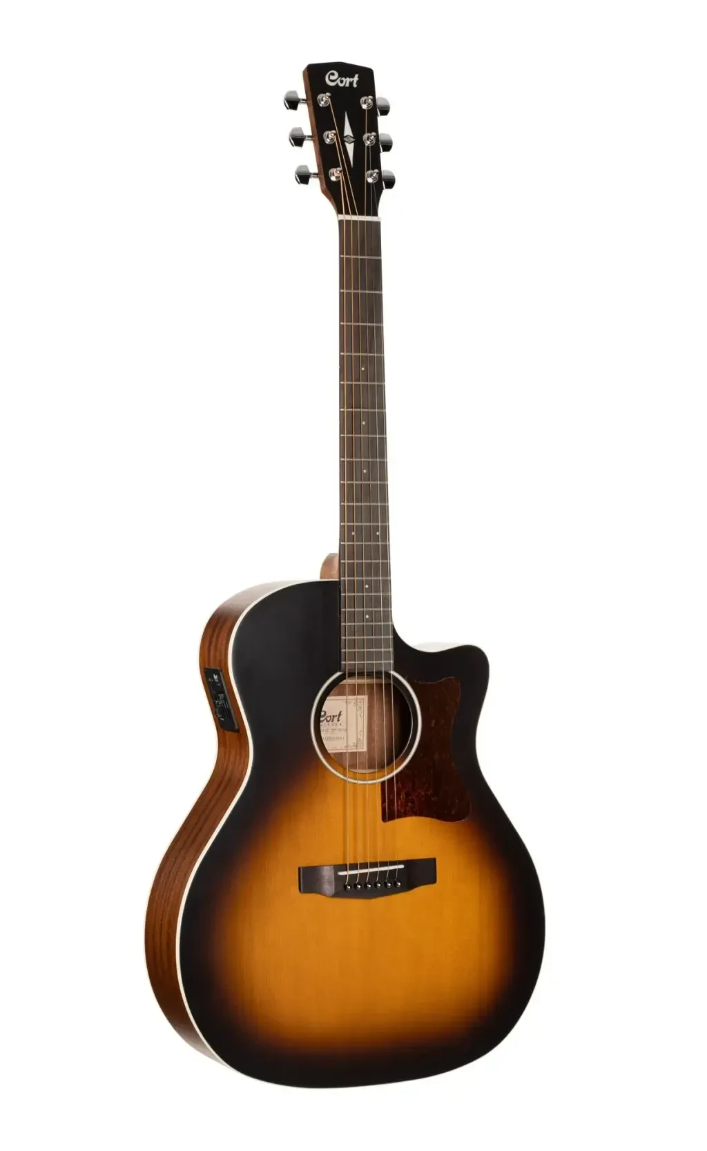 Электроакустическая гитара Cort GA1E Grand Auditorium Open Pore Sunburst