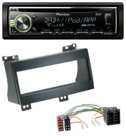Pioneer DAB USB MP3 AUX CD Autoradio für Kia Ceed (2007-2009)