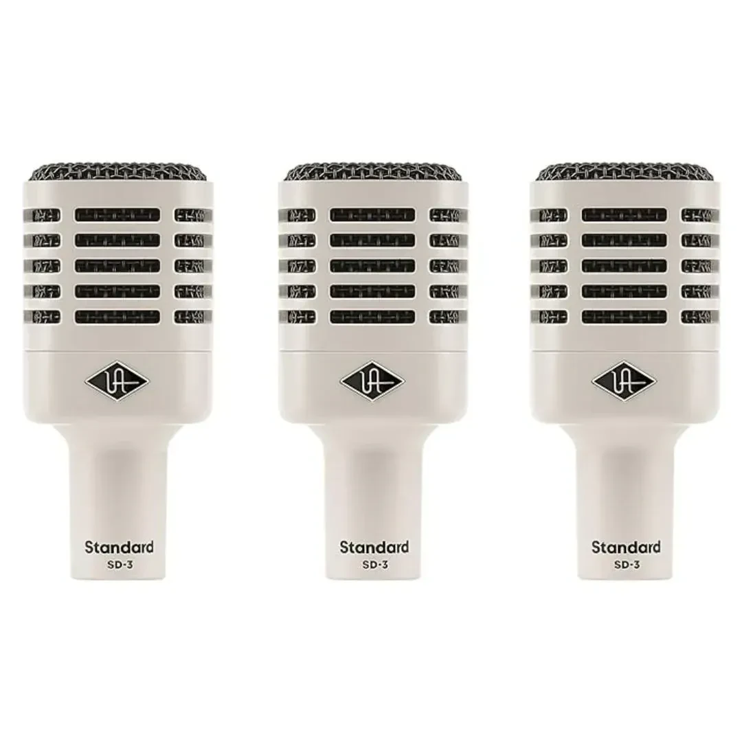 Universal Audio SD3 Dynamic Tom Drum Microphone with Hemisphere Modeling 3-Pack
