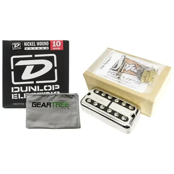 TV Jones PTB-UVNKL Power'Tron Universal Mount Nickel Bridge Pickup w/ Geartree C