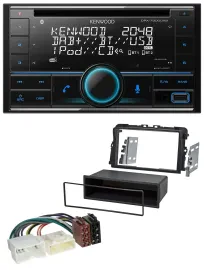 Kenwood CD 2DIN DAB USB MP3 Bluetooth Autoradio für Opel Vivaro (2011-2015)