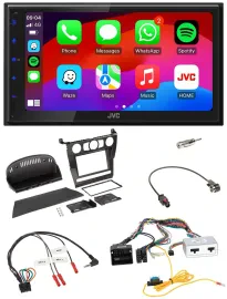 JVC Bluetooth USB Lenkrad 2DIN DAB Autoradio für BMW 5er 2007 E60 ohne iDrive