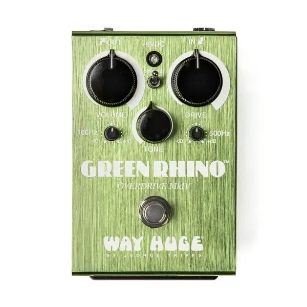 Педаль эффектов для электрогитары Way Huge WHE207 Green Rhino Mini Overdrive MK4