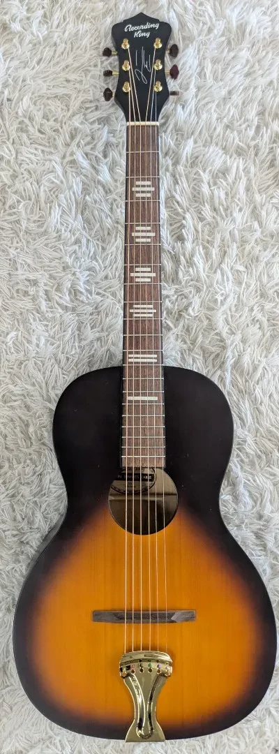 Recording King RPS-JTE-T Justin Townes Earle Single O Acoustic Guitar - B-Stock