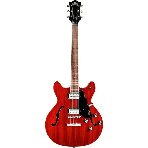 Электрогитара полуакустическая Guild Starfire I DC Semi-Hollow Cherry Red