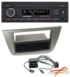 Blaupunkt DAB MP3 Bluetooth USB Autoradio für Seat Altea Toledo ab 05 Anthrazit-