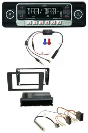 Dietz MP3 DAB Bluetooth USB Autoradio für Audi A3 (8P 03-06) Symphony ISO