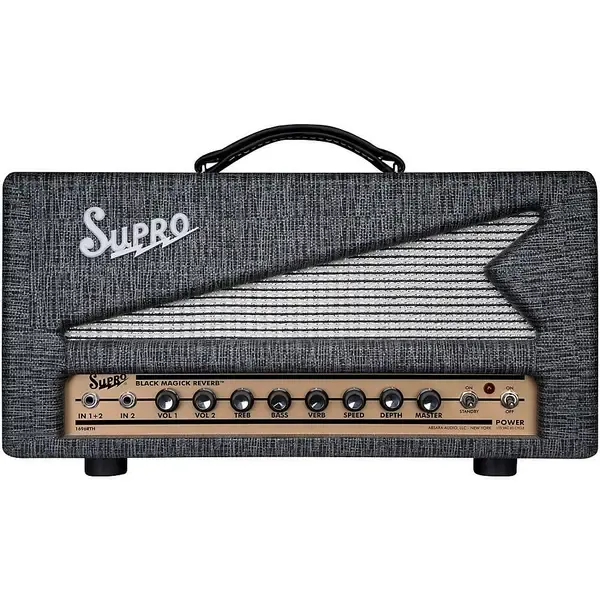 Ламповый усилитель для электрогитары Supro Black Magick Reverb Head 24W