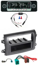 Dietz MP3 DAB Bluetooth USB Autoradio für Fiat Ducato (Serie 8, ab 2021)