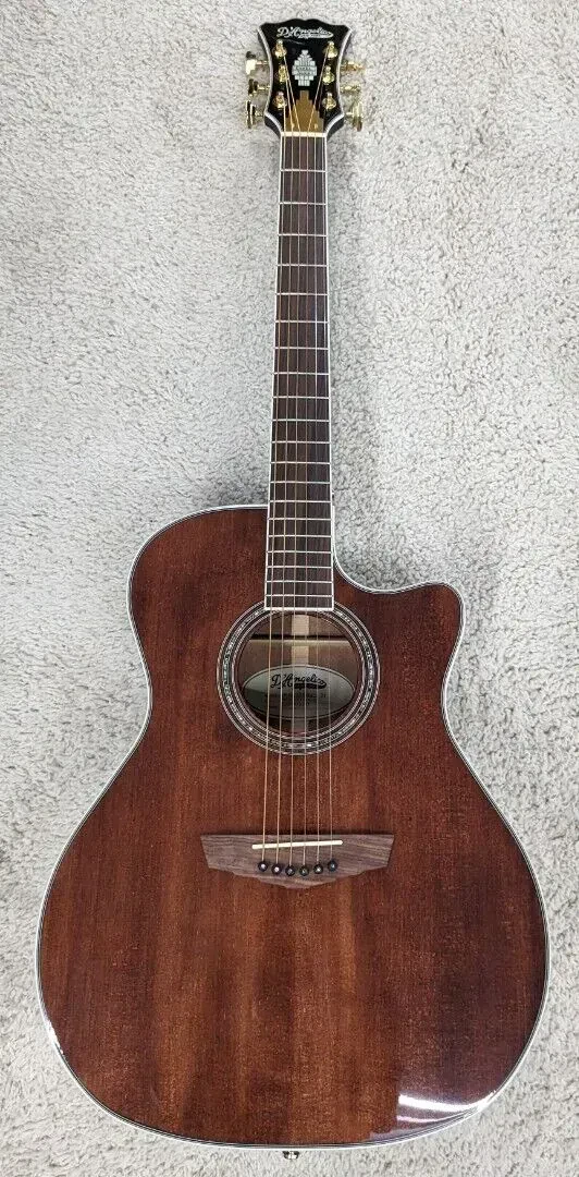 Электроакустическая гитара D'Angelico Excel Gramercy XT Walnut Stain Natural с кейсом