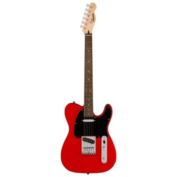 Squier Sonic 6-String Right-Handed Torino Red Telecaster Guitar with Maple Neck