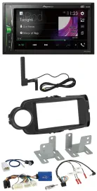 Pioneer MP3 DAB Lenkrad 2DIN Bluetooth Autoradio für Toyota Yaris ab 2014 schwar