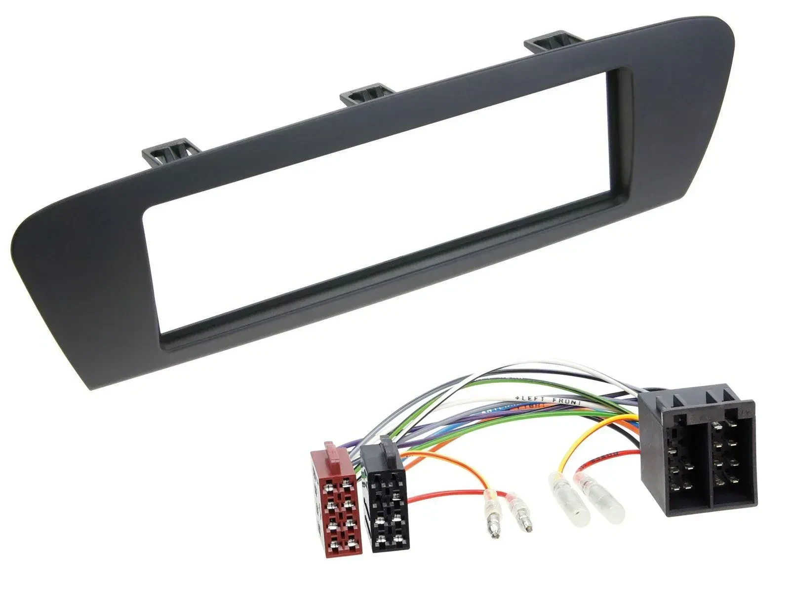 Einbauset DIN Autoradio für Renault Scenic (ab 09) - braun