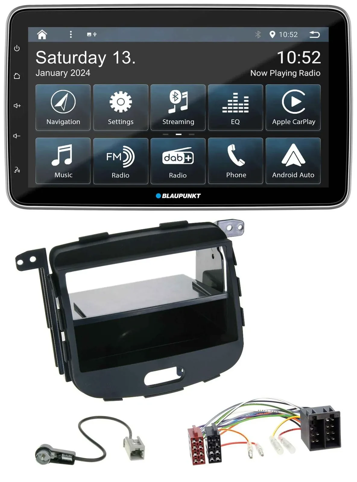 Автомагнитола для Hyundai i10 2008–2013 Blaupunkt USB DAB SD MP3 Bluetooth