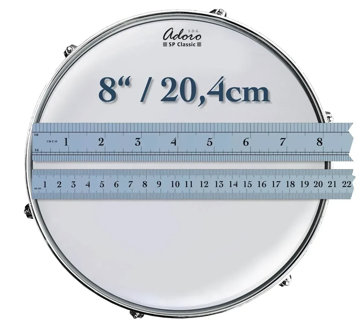 Пластик для барабана Adoro ASPC-CT-8 SP Classic Coated