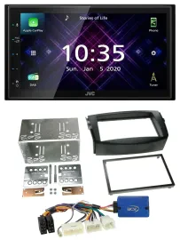 JVC DAB 2DIN MP3 Bluetooth USB Autoradio für Toyota RAV 4 2011-2013 28 Pin