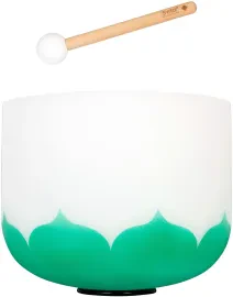 SELA SECLU10F Crystal Singing Bowl Lotus F 432Hz