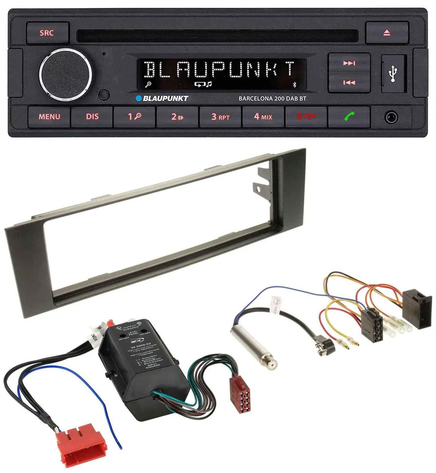 Blaupunkt USB DAB CD Bluetooth MP3 Autoradio für Audi A3 8P 03-06 Bose Aktivsyst