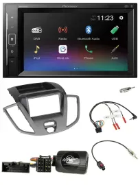 Pioneer DAB Lenkrad 2DIN Bluetooth USB Autoradio für Ford Transit V363 2014-2018