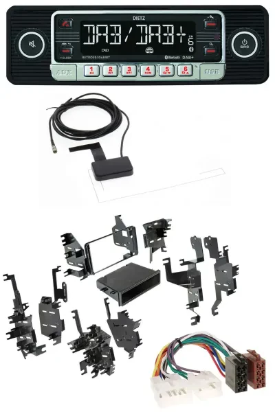 Dietz DAB Bluetooth USB MP3 Autoradio für Toyota Highlander Matrix RAV 4