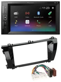 Автомагнитола для Toyota Corolla (с 2014) Pioneer 2DIN, DAB, Bluetooth, USB, MP3