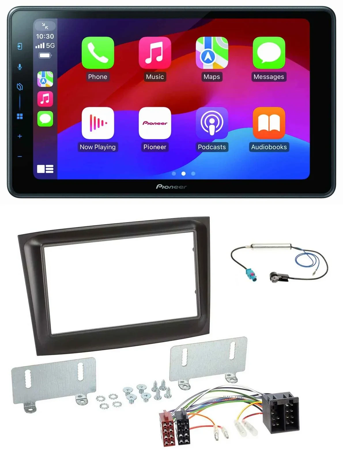 Автомагнитола для Fiat Doblo (с 2015) Pioneer 2DIN Bluetooth USB MP3 DAB черная