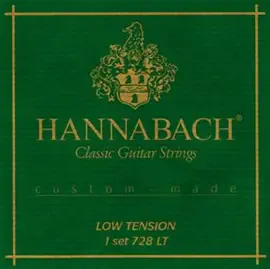 Струны для классической гитары Hannabach 728LT Custom Made Green 27-42