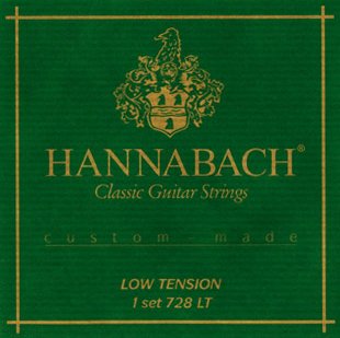 Струны для классической гитары Hannabach 728LT Custom Made Green 27-42