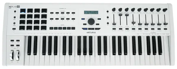 Arturia KeyLab MkII 49 Key MIDI Keyboard Controller, White