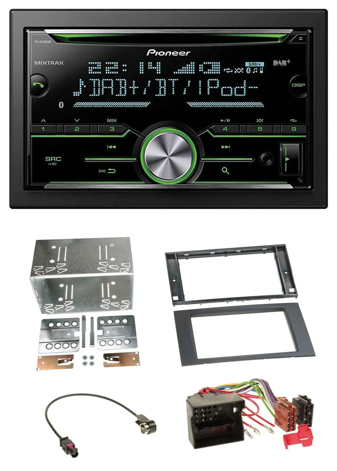 Pioneer Bluetooth MP3 DAB 2DIN USB CD Autoradio für Ford Fusion Transit Kuga 05-