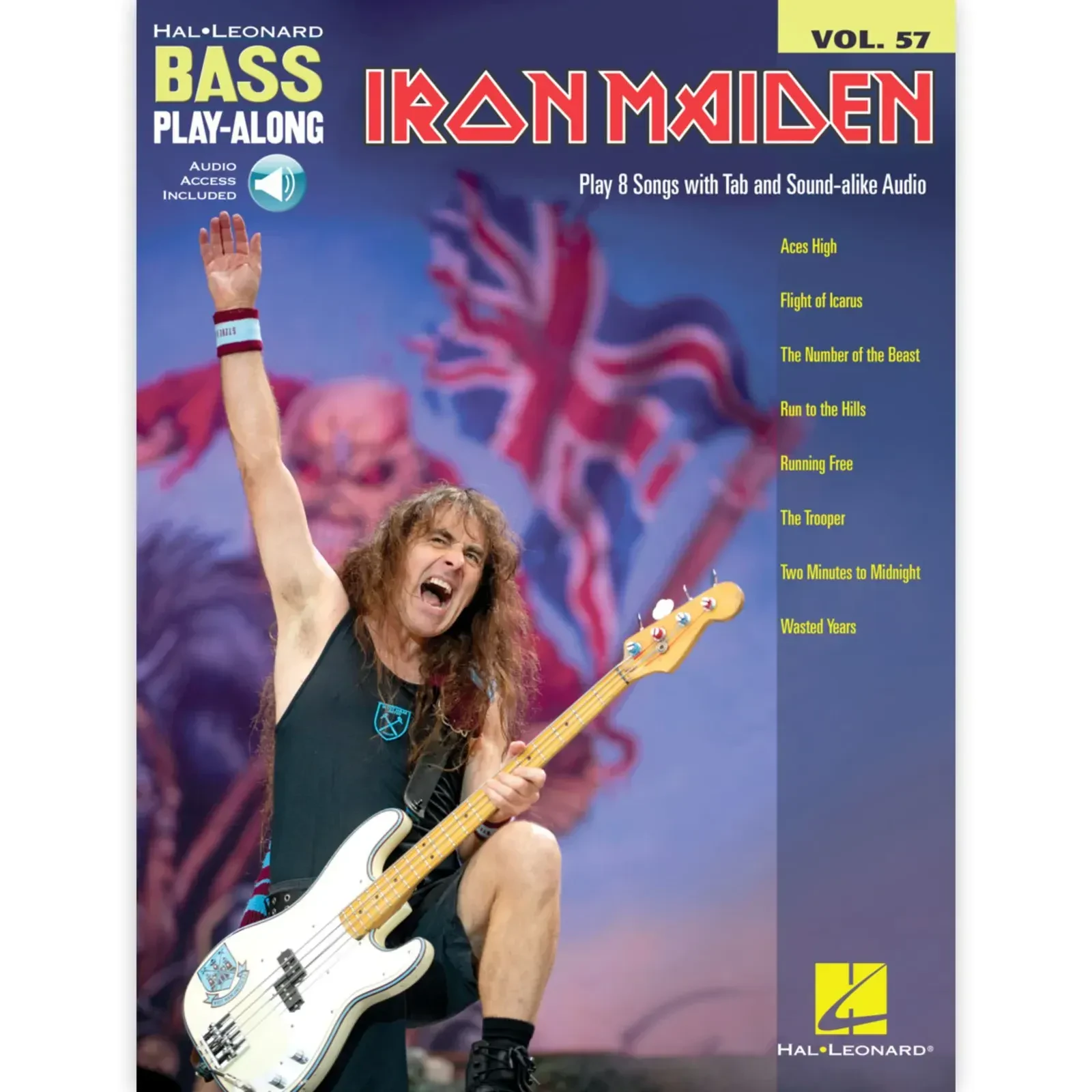 Сборник песен Hal Leonard Bass Play-Along Volume 57: Iron Maiden