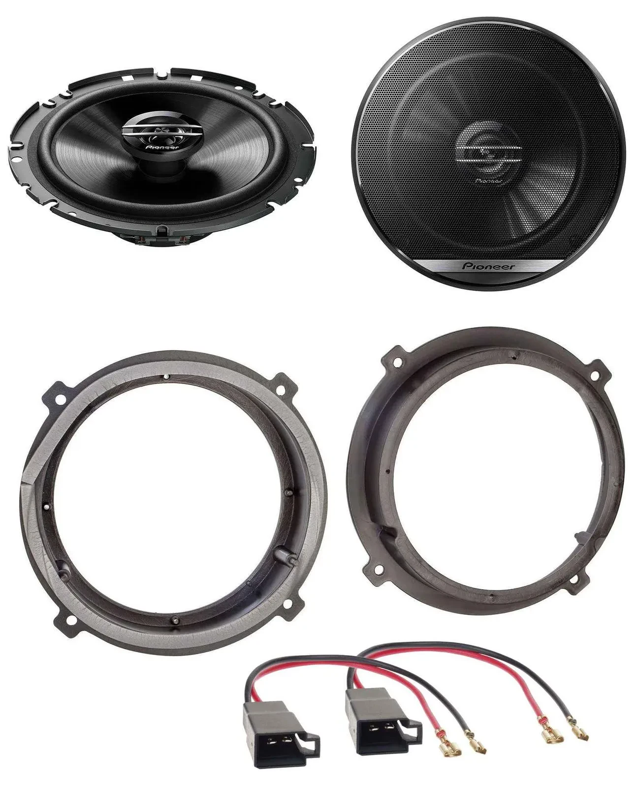 Pioneer 300Watt 2-Wege 16,5cm Lautsprecher für Kia Sportage ab 15 Fronttür Auto