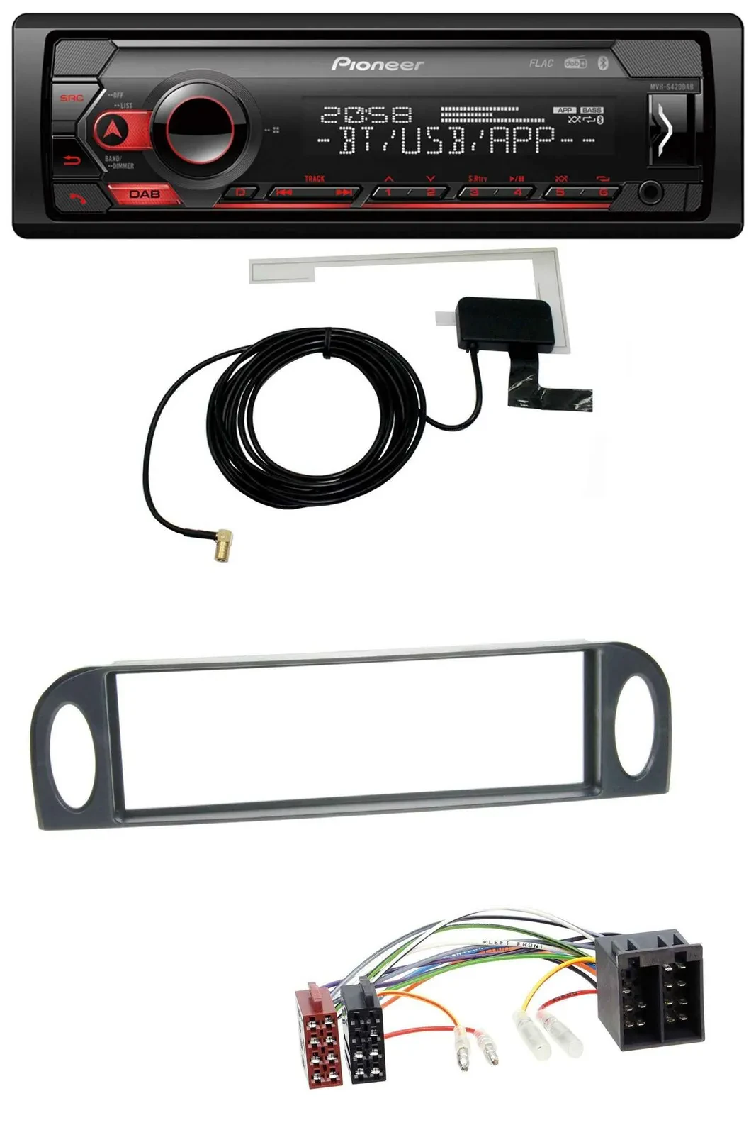 Автомагнитола для Citroen C5 (до 2004) Pioneer DAB, USB, MP3, Bluetooth