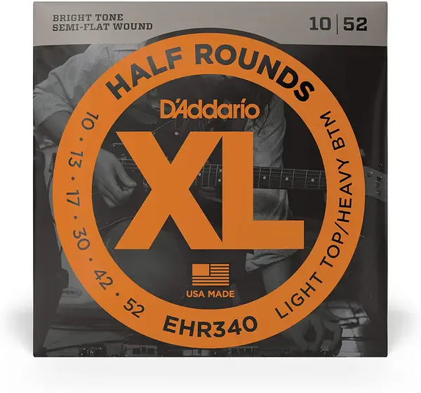 Струны для электрогитары D'Addario EHR340 XL 10-52