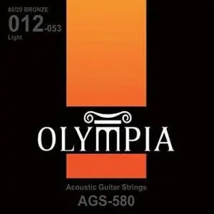 Струны для акустической гитары Olympia AGS580 12-53, бронза