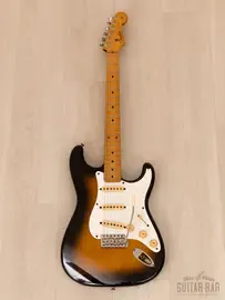 Электрогитара Fender 1957 Stratocaster JV ST57-115 SSS Sunburst w/gigbag Japan 1982