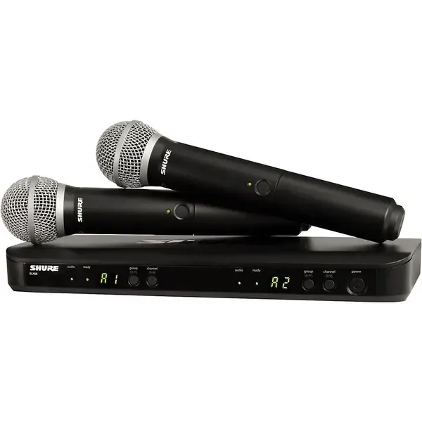 Микрофонная радиосистема Shure BLX288/PG58 Dual-Channel Wireless System w/2 PG58 HH Transmitters Band H9