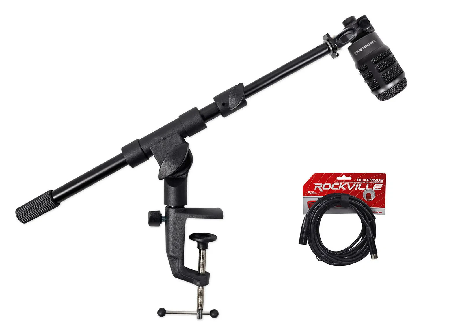 Микрофон для ударных и духовых Audio-Technica ATM250 (набор) со стойкой и кабелем