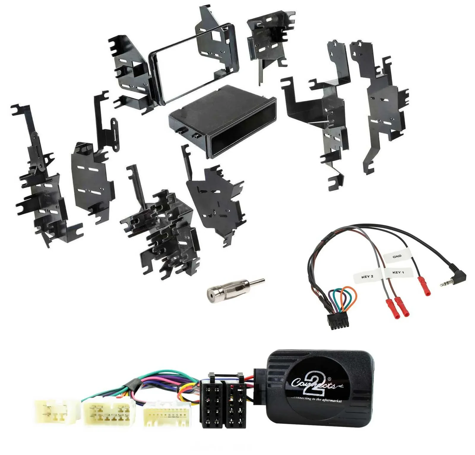 Radioset Lenkradadapter DIN Autoradio für Toyota FJ (ab 2007)