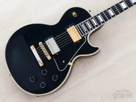 Б/У Электрогитара Gibson Les Paul Custom Black Beauty 2001, черный, облегченная, с кейсом