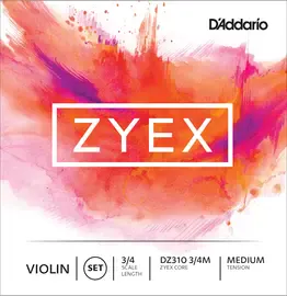 Струны для скрипки D'Addario Zyex DZ310 3/4M