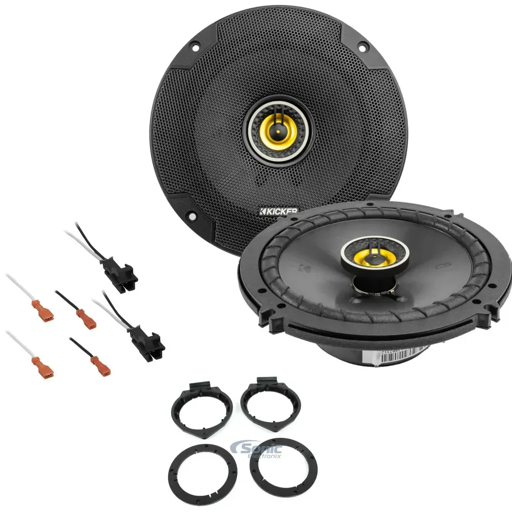 Автомобильные динамики для Chevy HHR 2006–2011 Kicker, передние двери (набор), замена штатных
