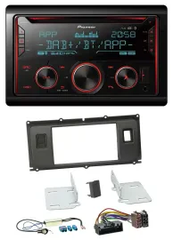 Pioneer 2DIN DAB MP3 Bluetooth USB CD Autoradio für Land Rover Evoque Blindstopf