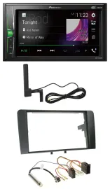 Pioneer MP3 DAB AUX 2DIN Bluetooth Autoradio für Audi A3 8P 2003-2006 ISO