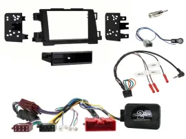 Einbauset Lenkradadapter DIN Autoradio für Mazda 6 2013-2015 aktiv schwarz