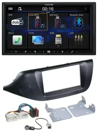Alpine Bluetooth 2DIN MP3 DAB USB Autoradio für Kia Ceed (ab 12) schwarz