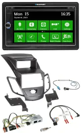 Автомагнитола Blaupunkt 2-DIN, Bluetooth, DAB, USB, TMC навигация, поддержка управления на руле, для Ford Fiesta (2010–2013)